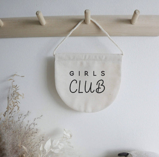Girls club nursery banner decoration