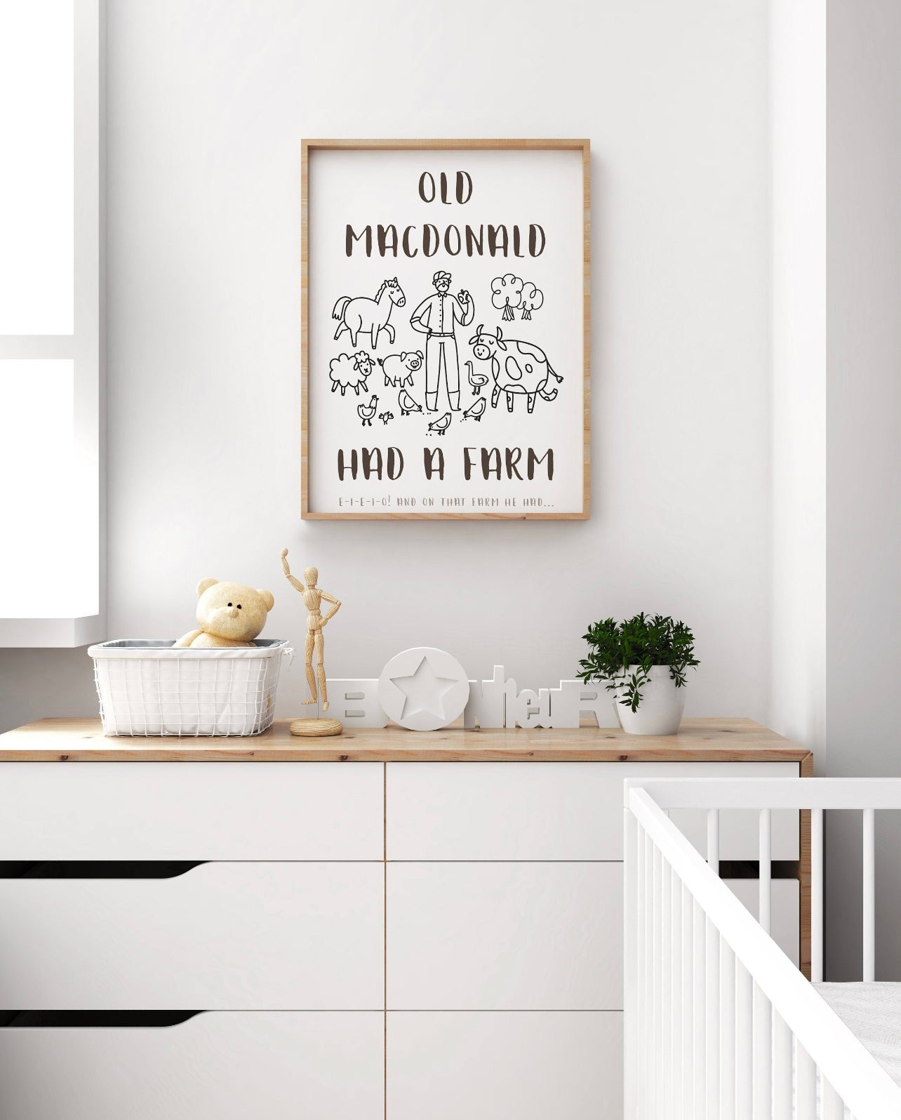 Old McDonald Had a Farm Print